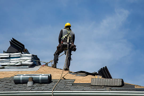 Professional Roof Installation technician working in Otis Orchards, WA